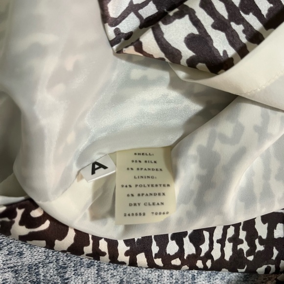 Ann Taylor Brown and Cream Midi Dress - Picture 10 of 12